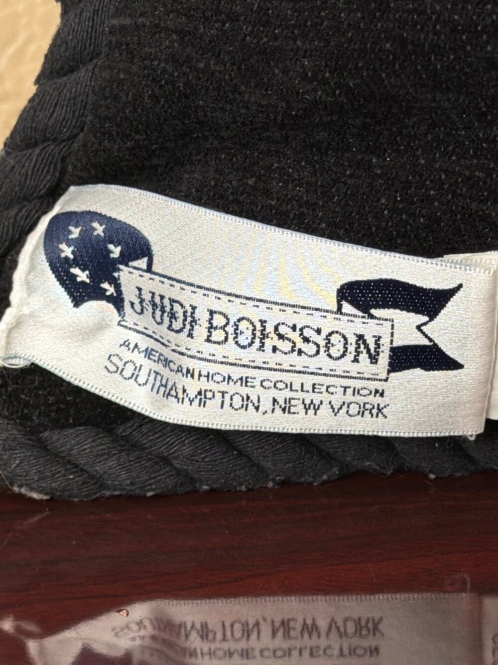 2001 Judi Boisson Hooked Wool Blend Cowgirl Shirt Accent Pillow 16" Folk Art - Picture 10 of 12